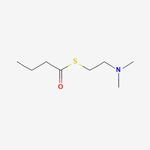 Butanethioic acid, S-[2-(dimethylamino)ethyl] ester