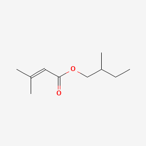 molecular formula C10H18O2 B1619494 2-Methylbutyl 3-methylbutenoate CAS No. 97890-13-6