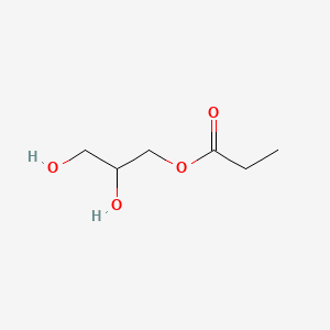 molecular formula C6H12O4 B1619499 2,3-Dihydroxypropyl propionate CAS No. 26894-50-8