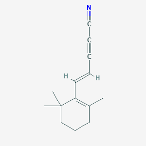 (E)-5-(2,6,6-trimethylcyclohexen-1-yl)pent-4-en-2-ynenitrile