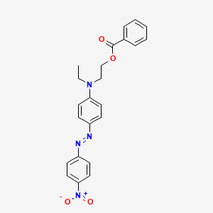 2-(Ethyl(4-((4-nitrophenyl)azo)phenyl)amino)ethyl benzoate