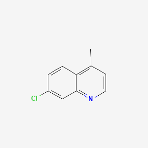 molecular formula C10H8ClN B1619503 7-Chloro-4-methylquinoline CAS No. 40941-53-5