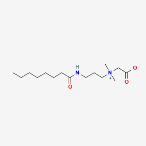 molecular formula C15H31N2O3+ B1619515 Caprylamidopropyl betaine CAS No. 73772-46-0