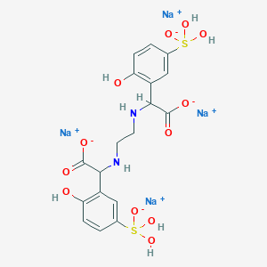 B1619518 Tetrasodium alpha,alpha'-(ethylenediimino)bis((2-hydroxy-5-sulphonatophenyl)acetate) CAS No. 90247-45-3