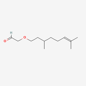 molecular formula C12H22O2 B1619530 Citronellyloxyacetaldehyde CAS No. 7492-67-3