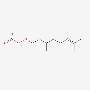 molecular formula C12H22O2 B1619530 Citronelloxyacetaldehyde CAS No. 7492-67-3