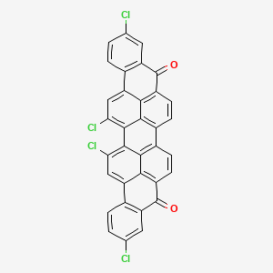molecular formula C34H12Cl4O2 B1619531 C.I. Vat blue 22 CAS No. 6373-20-2