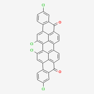 molecular formula C34H12Cl4O2 B1619531 Anthra[9,1,2-cde]benzo[rst]pentaphene-5,10-dione, 3,12,16,17-tetrachloro- CAS No. 6373-20-2