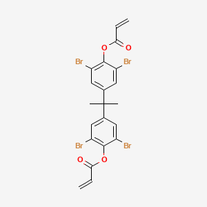 molecular formula C21H16Br4O4 B1619534 Tetrabromobisphenol A diacrylate CAS No. 55205-38-4