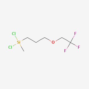B1619547 Dichloromethyl(3-(2,2,2-trifluoroethoxy)propyl)silane CAS No. 660-23-1