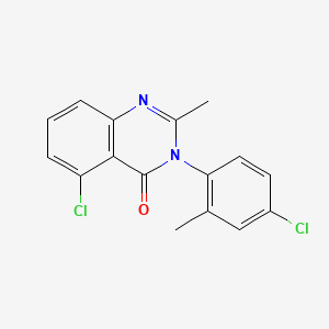 5-Chloro-3-(4-chloro-2-methylphenyl)-2-methylquinazolin-4-one