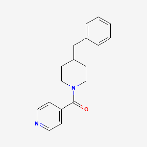 4-(Phenylmethyl)-1-(4-pyridinylcarbonyl)-piperidine