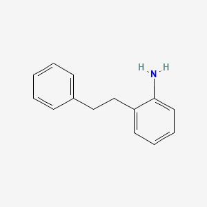 molecular formula C14H15N B1619571 2-(2-Phenylethyl)aniline CAS No. 5697-85-8