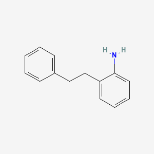 B1619571 2-(2-Phenylethyl)aniline CAS No. 5697-85-8