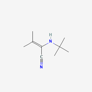 2-(Tert-butylamino)-3-methylbut-2-enenitrile