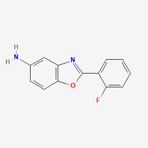 2-(2-Fluorophenyl)-1,3-benzoxazol-5-amine