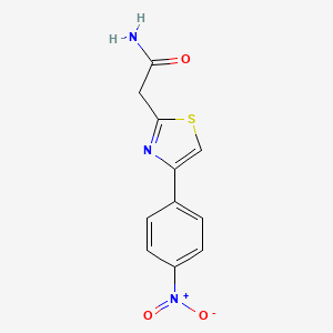 2-[4-(4-Nitrophenyl)-1,3-thiazol-2-yl]acetamide