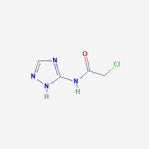 molecular formula C4H5ClN4O B1619601 2-Chloro-N-(1H-[1,2,4]triazol-3-yl)-acetamide CAS No. 52938-49-5