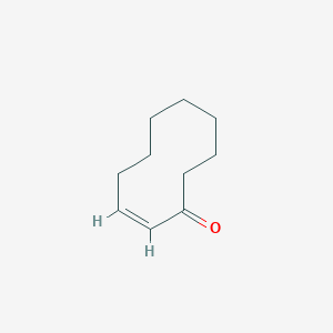 molecular formula C10H16O B161961 2-Cyclodecen-1-one CAS No. 10035-97-9