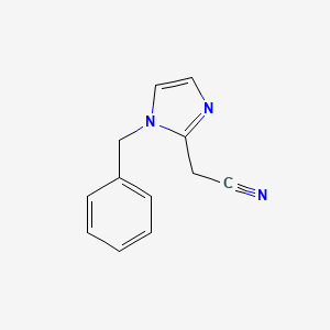 (1-benzyl-1H-imidazol-2-yl)acetonitrile