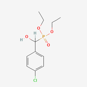 Phosphonic acid, ((4-chlorophenyl)hydroxymethyl)-, diethyl ester
