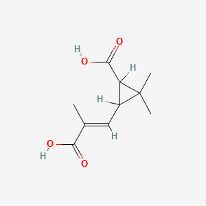 B1619633 Chrysanthemumdicarboxylic acid CAS No. 497-95-0