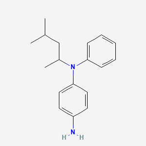 N-(4-Methylpentan-2-yl)-N-phenylbenzene-1,4-diamine