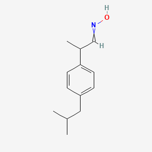 N-[2-[4-(2-methylpropyl)phenyl]propylidene]hydroxylamine