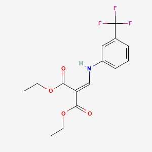Diethyl ((alpha,alpha,alpha-trifluoro-m-toluidino)methylene)malonate