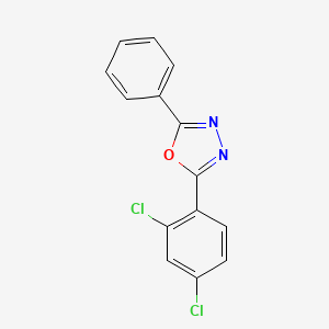 2-(2,4-Dichlorophenyl)-5-phenyl-1,3,4-oxadiazole