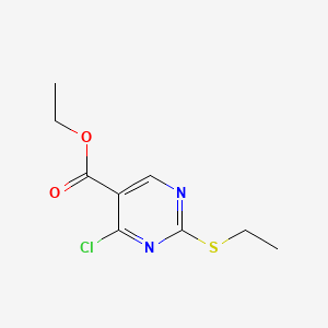 Ethyl 4-chloro-2-(ethylthio)pyrimidine-5-carboxylate