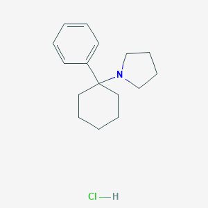 molecular formula C16H24ClN B161965 1-(1-Phenylcyclohexyl)pyrrolidine hydrochloride 