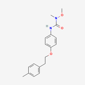 Urea, N-methoxy-N-methyl-N'-(4-(2-(4-methylphenyl)ethoxy)phenyl)-