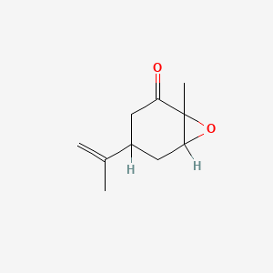 7-Oxabicyclo[4.1.0]heptan-2-one, 1-methyl-4-(1-methylethenyl)-