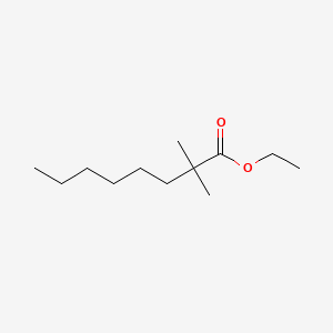 molecular formula C12H24O2 B1619660 Ethyl 2,2-dimethyloctanoate CAS No. 59415-01-9