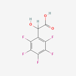 molecular formula C8H3F5O3 B1619663 (Pentafluorophenyl)glycolic acid CAS No. 652-24-4