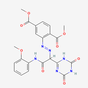 molecular formula C22H20N6O8 B1619675 Pigment Yellow 182 CAS No. 67906-31-4