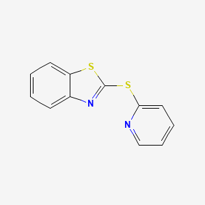molecular formula C12H8N2S2 B1619686 2-(2-Pyridylthio)benzothiazole CAS No. 60786-69-8