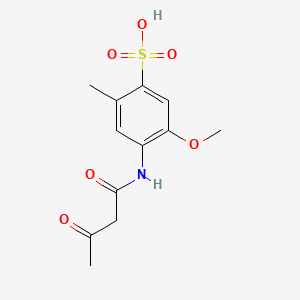Benzenesulfonic acid, 4-[(1,3-dioxobutyl)amino]-5-methoxy-2-methyl-