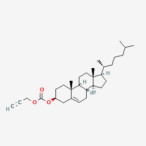 molecular formula C31H48O3 B1619712 Cholest-5-en-3-ol (3beta)-, 2-propynyl carbonate CAS No. 33985-07-8