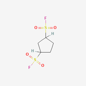 molecular formula C5H8F2O4S2 B1619714 1,3-Cyclopentanedisulfonyl difluoride CAS No. 35944-73-1