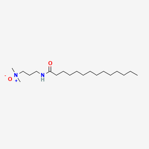 molecular formula C19H40N2O2 B1619719 肉豆蔻酰胺丙胺氧化物 CAS No. 67806-10-4