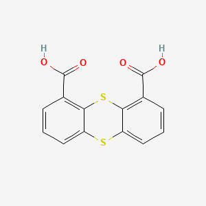 molecular formula C14H8O4S2 B1619720 1,9-Thianthrenedicarboxylic acid CAS No. 86-67-9