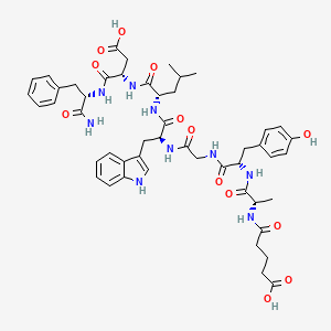 molecular formula C49H61N9O13 B1619729 Desglugastrin CAS No. 51987-65-6