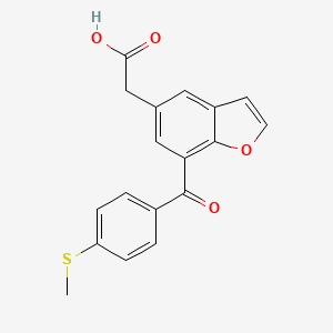 molecular formula C18H14O4S B1619733 Tifurac CAS No. 97483-17-5