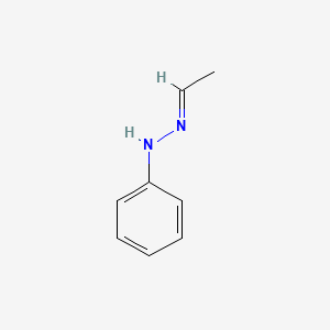 molecular formula C8H10N2 B1619737 Acetaldehyde, phenylhydrazone CAS No. 935-07-9