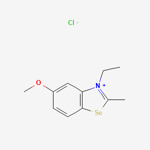 Benzoselenazolium, 3-ethyl-5-methoxy-2-methyl-, iodide