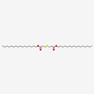 molecular formula C38H74O4S B1619751 Dihexadecyl 3,3'-thiobispropionate CAS No. 3287-12-5