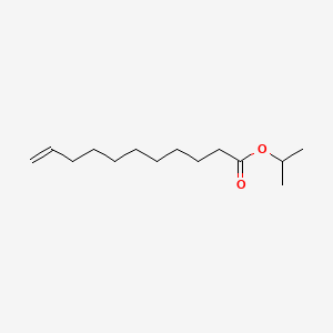 molecular formula C14H26O2 B1619759 isopropyl undecylenate CAS No. 5459-98-3