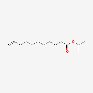 B1619759 10-Undecenoic acid, 1-methylethyl ester CAS No. 5459-98-3